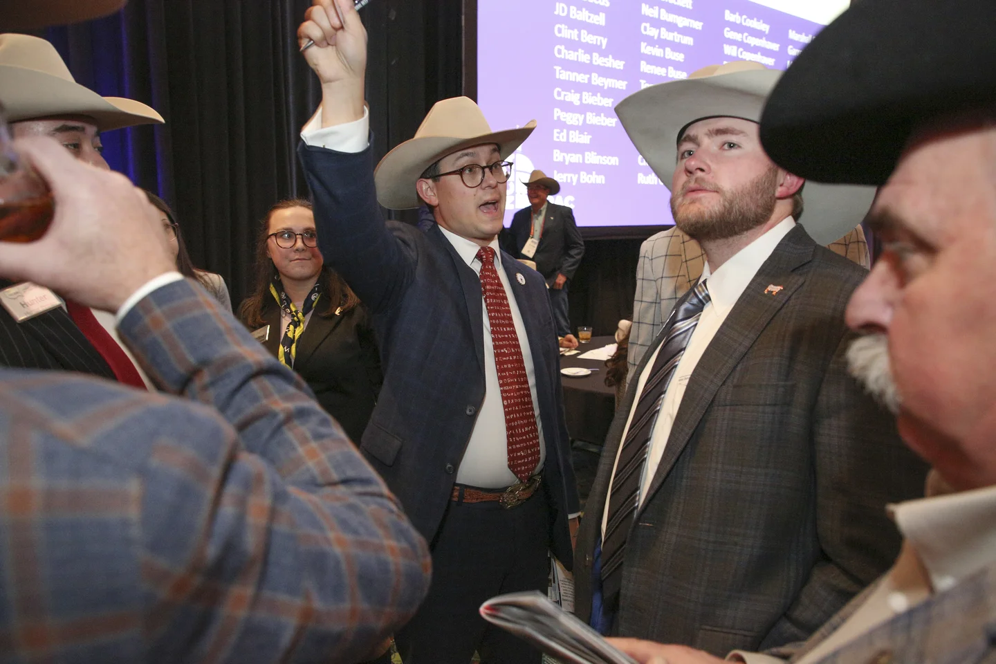 Tanner Beymer engaging with attendees at CattleCon